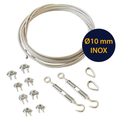 Câble INOX diamètre 10 mm