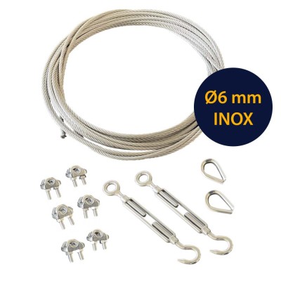 Câble INOX diamètre 6 mm