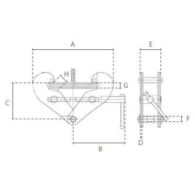 Pince à poutre dimensions et caractéristiques