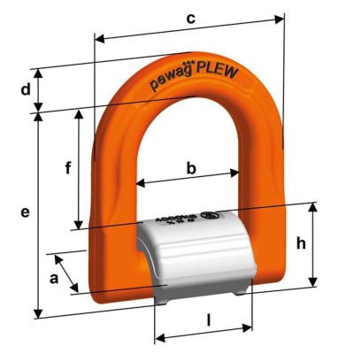 Anneau de levage à souder Haute Résistance dimensions