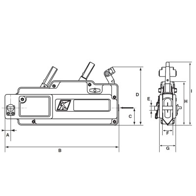 Tirefor® TRACTEL gamme T500 dimensions