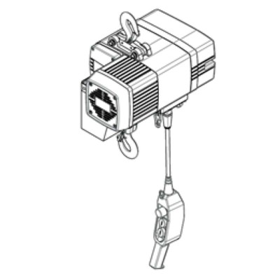 Palan électrique à chaine 250 Kg TRACTEL