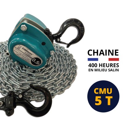 Palan à chaine 5 Tonnes Cardon