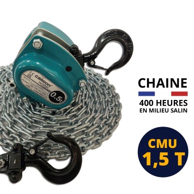 Palan à chaine 1,5 Tonne Cardon
