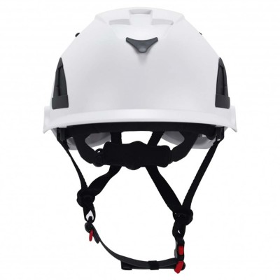 Casque de chantier Blanc vue de face