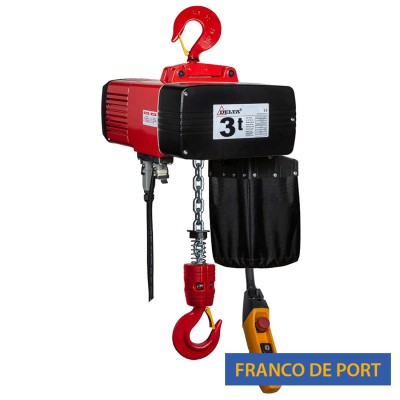 Palan électrique CMU 3 Tonnes Franco