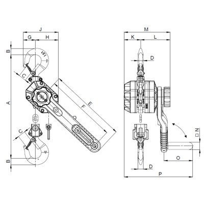 Palan Yale dimensions