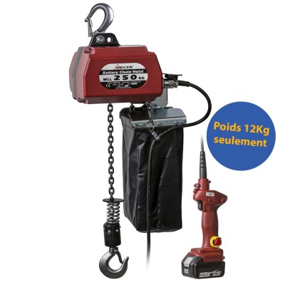 Palan électrique sur Batterie 250 Kg