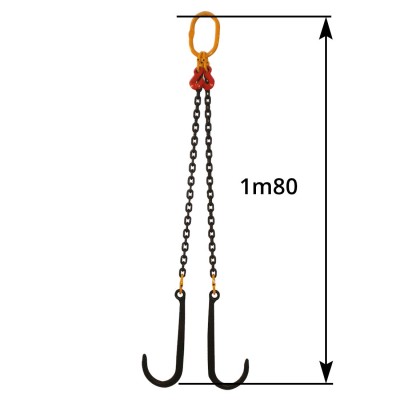 Chaine de remorquage longueur