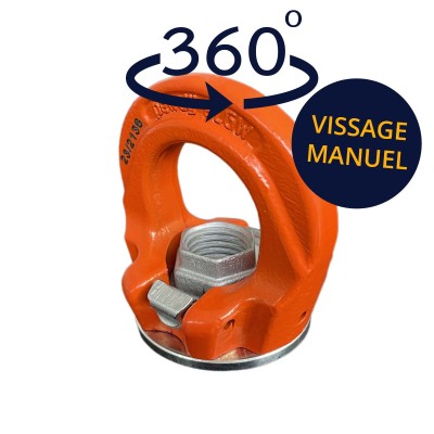 Anneau de levage rotatif femelle vissage manuel