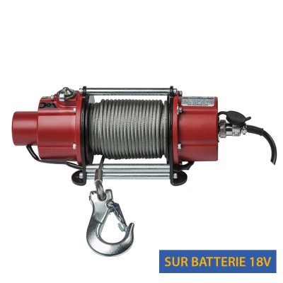 Treuil électrique sur batterie 18 V