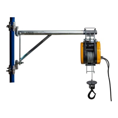 Potence rotative pour treuil de levage DKL avec treuil fixé