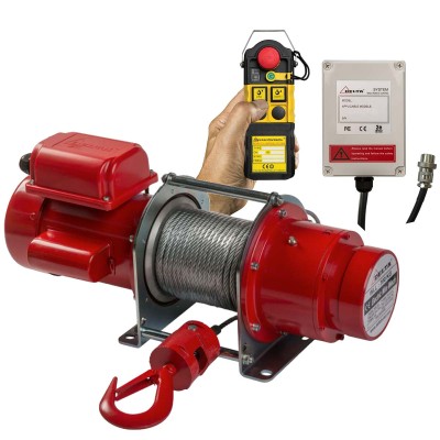 Pack treuil elec Tri + télécommande sans fil