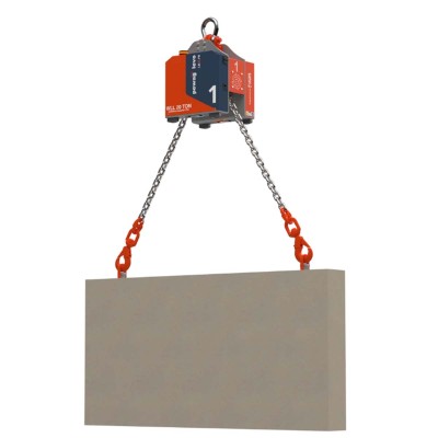 Load balancer montée plaque de béton
