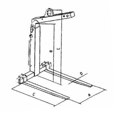 Fourche à Palette dimension