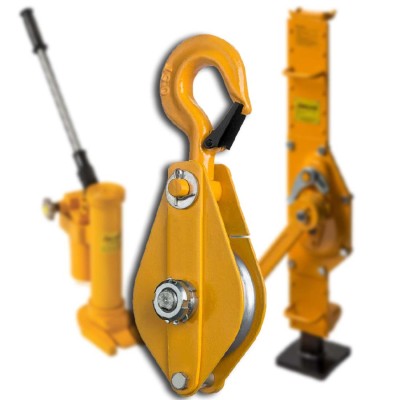 Vérin, cric, poulie