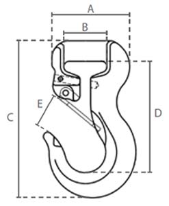 Dimension Crochet pour sangle