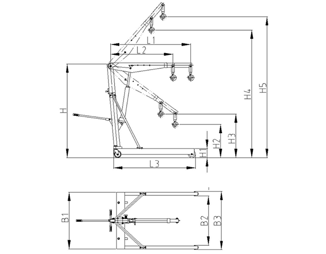 grue atelier pour palette euro