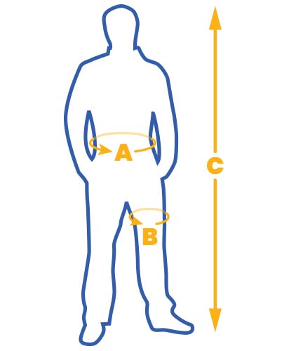 Mannequin guide de taille harnais Kratos