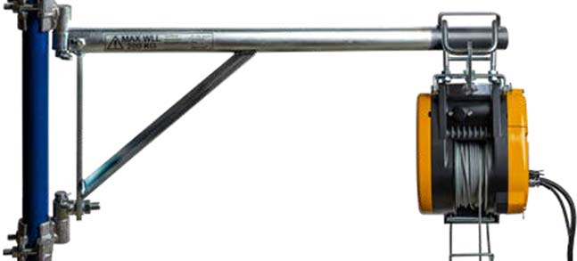 potence rotative avec treuil DKL