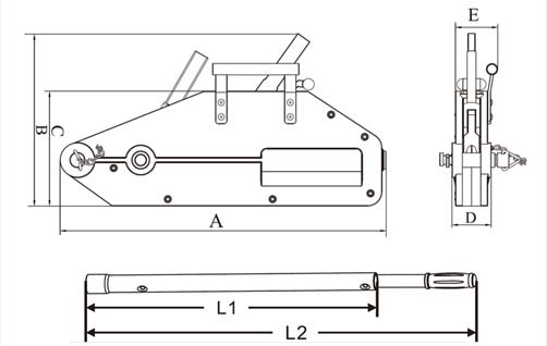 Dimensions tirefort Cardon